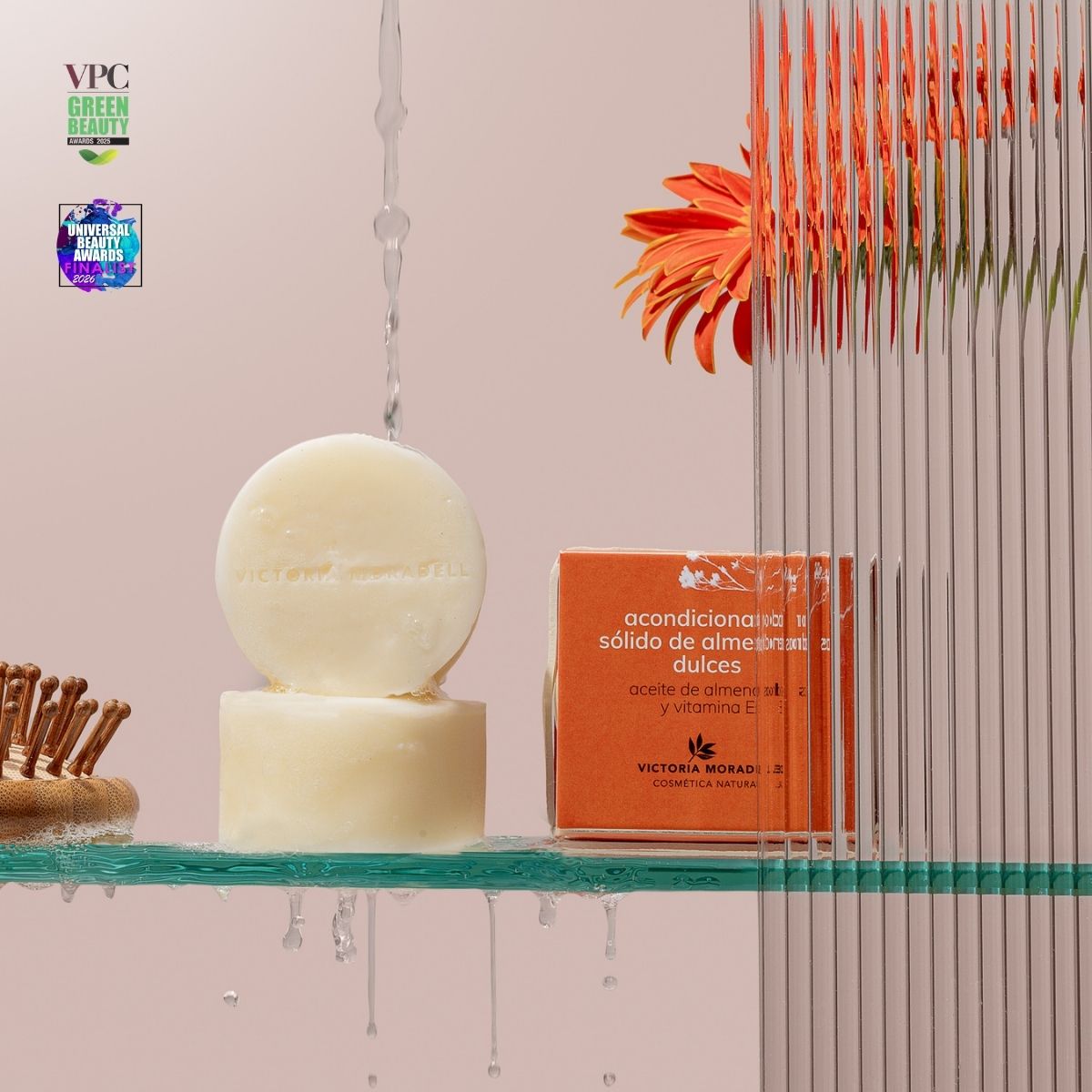 Acondicionador sólido de almendras dulces