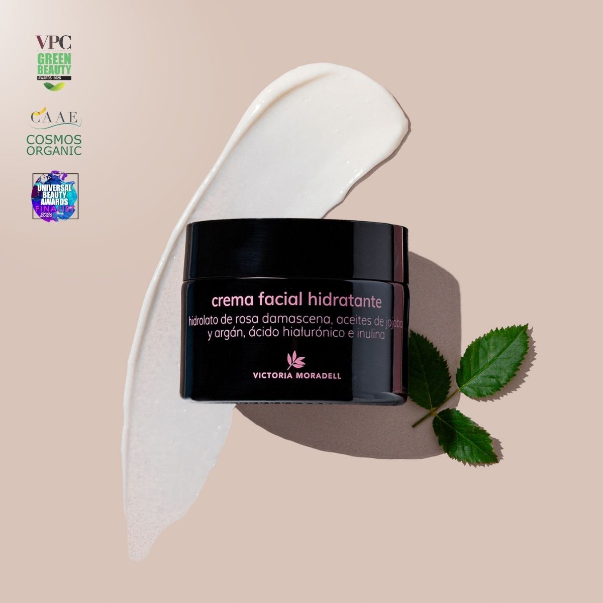 Crema facial hidratante natural