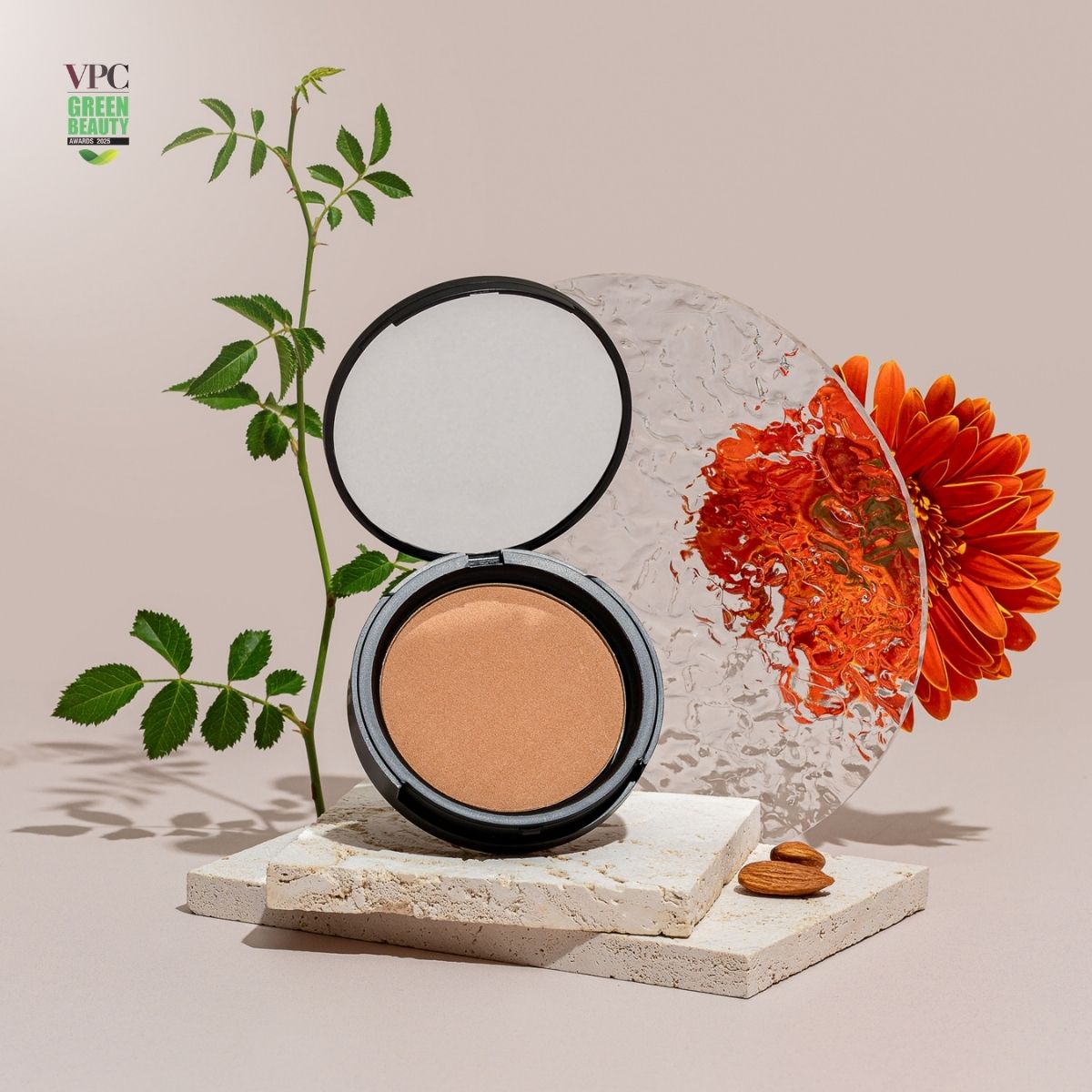 Polvo bronceador compacto